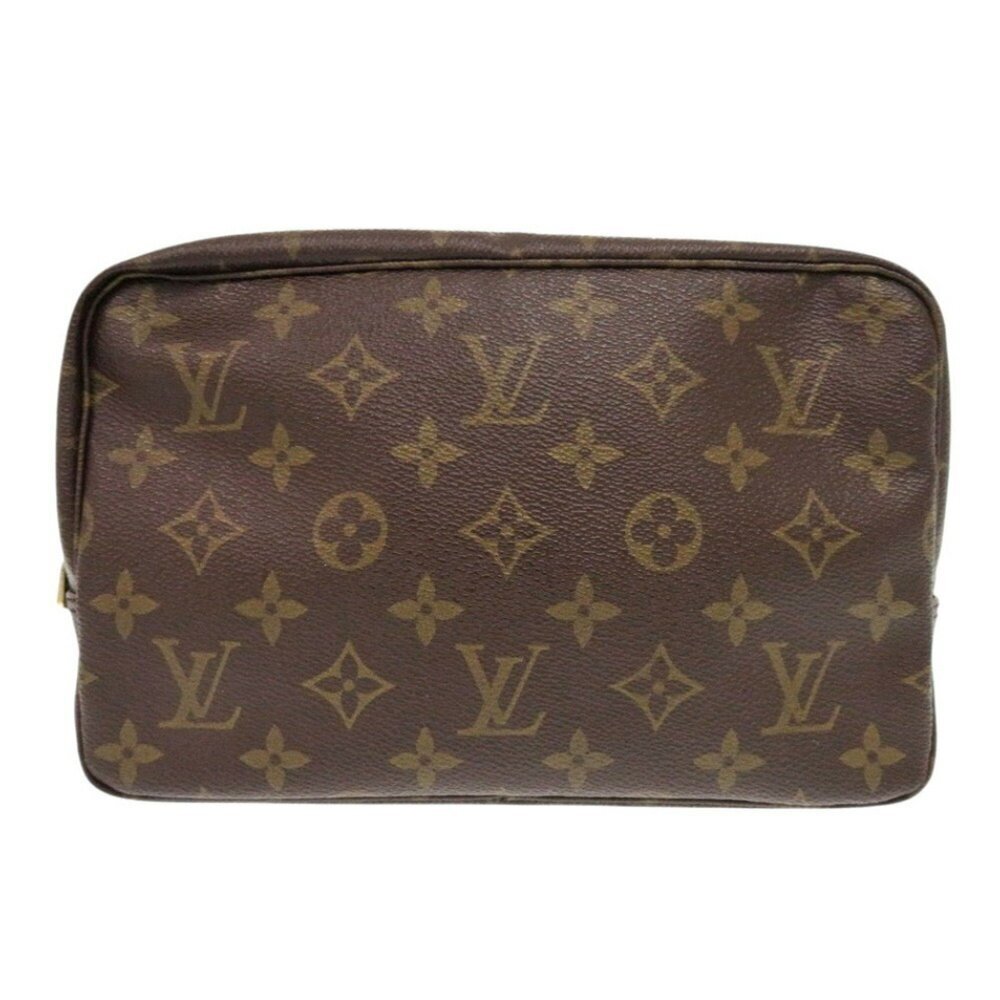 LOUIS VUITTON Brown Monogram Pouch